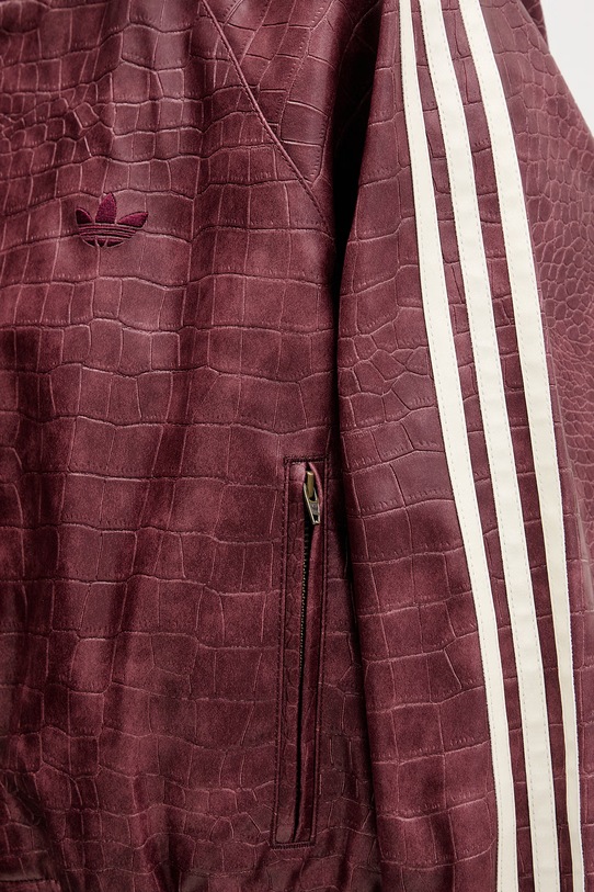 adidas Originals kurtka bomber KD8792 bordowy