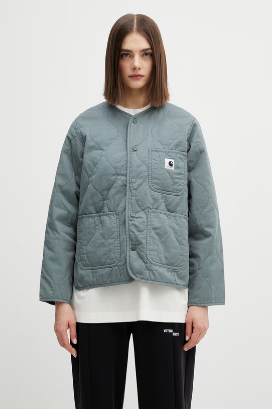 Carhartt WIP kurtka W Kylan Liner bez kaptura zielony I035973.3GDXX