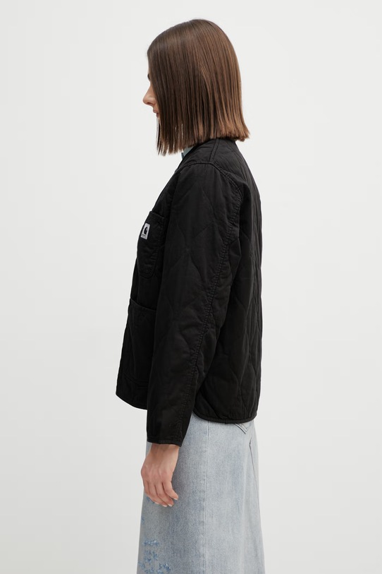 Carhartt WIP kurtka bawełniana W Kylan Liner I035973.89XX czarny SS26