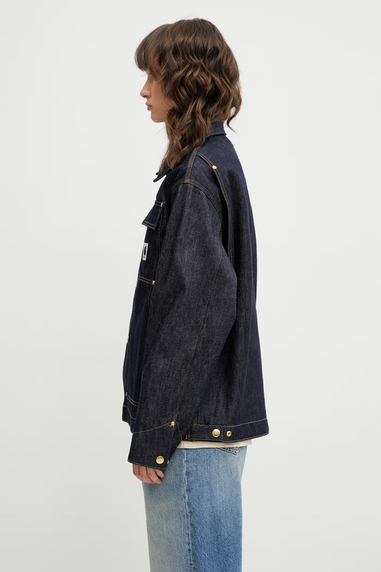 Carhartt WIP kurtka jeansowa W OG Arctic Jacket I036316.101 granatowy SS26