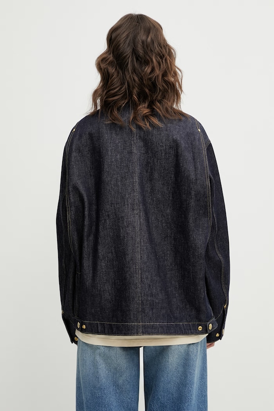 Odzież Carhartt WIP kurtka jeansowa W OG Arctic Jacket I036316.101 granatowy