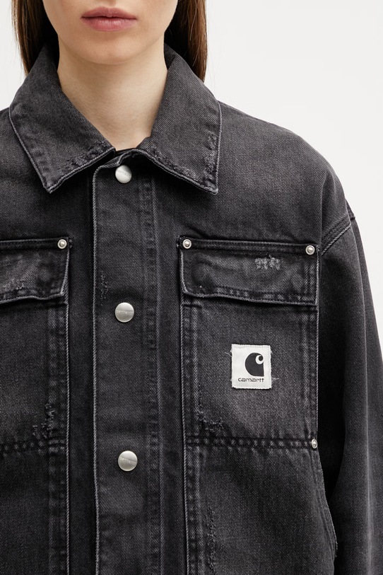 Carhartt WIP W OG Arctic Jacket kurtka damska jeansowa czarny I036316.89B7