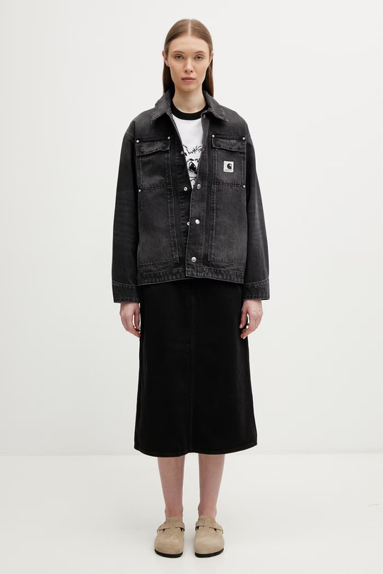 Carhartt WIP W OG Arctic Jacket kurtka damska jeansowa I036316.89B7