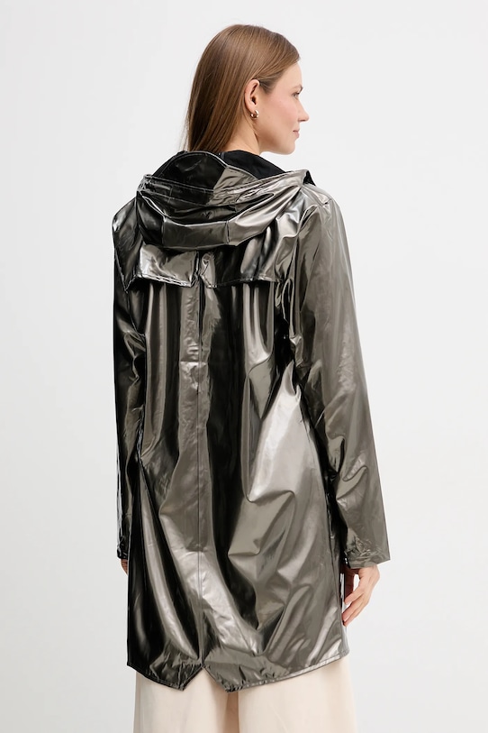 Odzież Rains kurtka 12020 Long Jacket W3 12020.150 brązowy