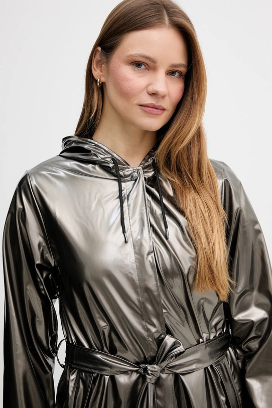 Rains kurtka 12040 A-Line Longer W Jacket W3 brązowy 12040.150