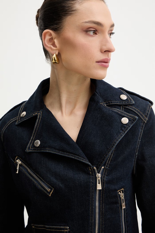 Morgan ramoneska damska jeansowa granatowy VSOUBIA