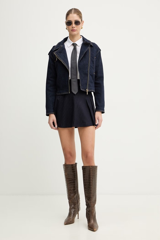 Liu Jo kurtka jeansowa UA6095.D4925 granatowy SS26