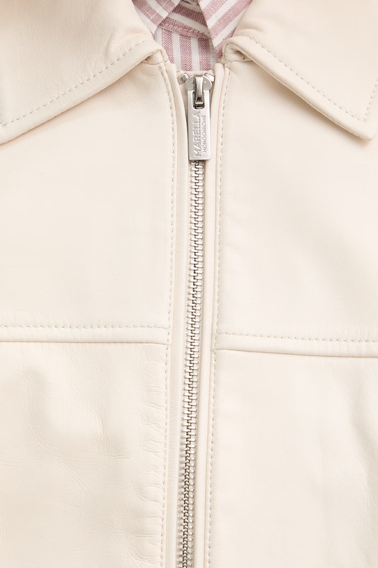 Marella krátka bunda dámska kožená MLMVERTICE 2613441015200 béžová