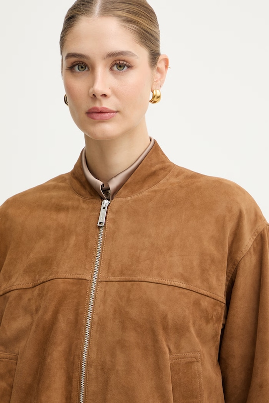 Semišová bunda Marella ORATA hnědá 2613441074200