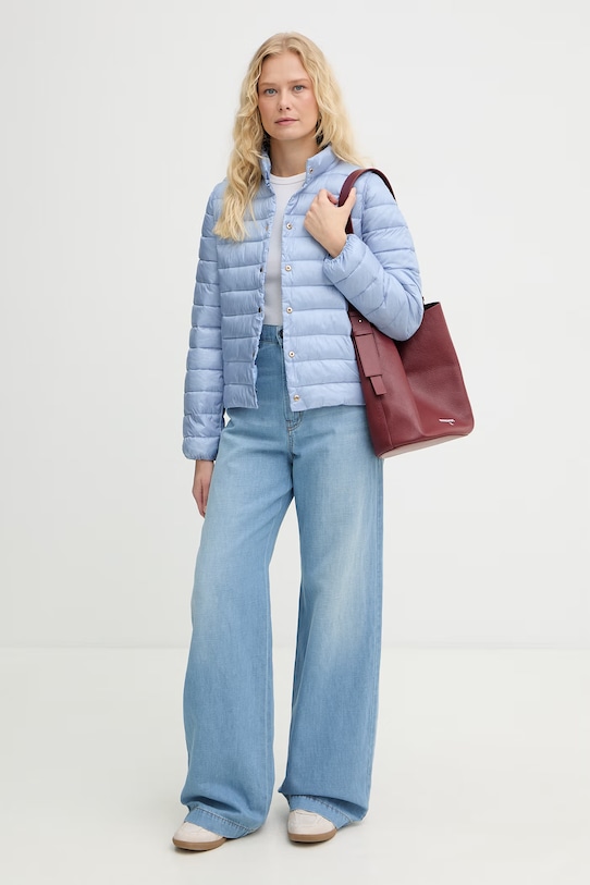 Odzież Marella kurtka puchowa damska Emme by Marella 2615481061200 niebieski