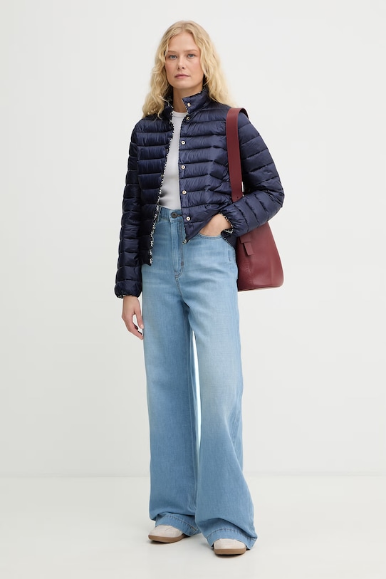 Odzież Marella kurtka puchowa damska Emme by Marella 2615481061200 granatowy