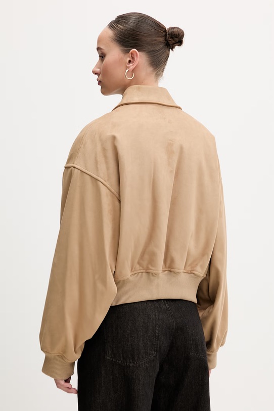 Odzież Guess Jeans kurtka W6RL36.WJ842 beżowy