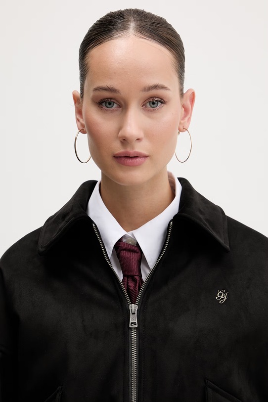 Guess Jeans kurtka czarny W6RL36.WJ842