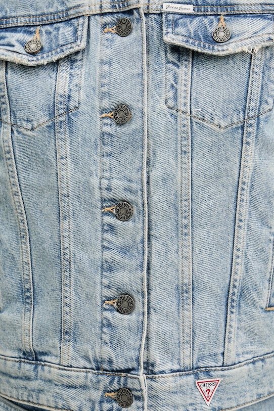 Джинсовая куртка Guess Jeans W6RN55.D5M4I голубой