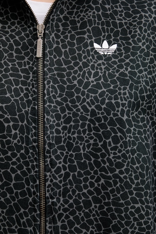 Rifľová bunda adidas Originals KD8809 čierna