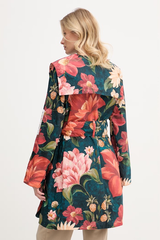 Ρούχα Barbour καμπαρντίνα γυναικεία βαμβακεία x Farm Rio LCA0389 σκούρο μπλε