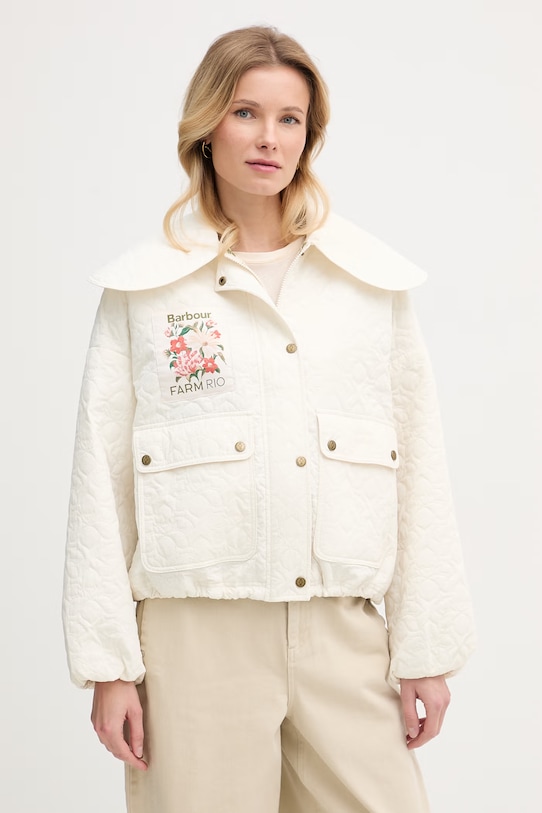 Barbour přechodová bunda dámská x Farm Rio béžová LQU1906