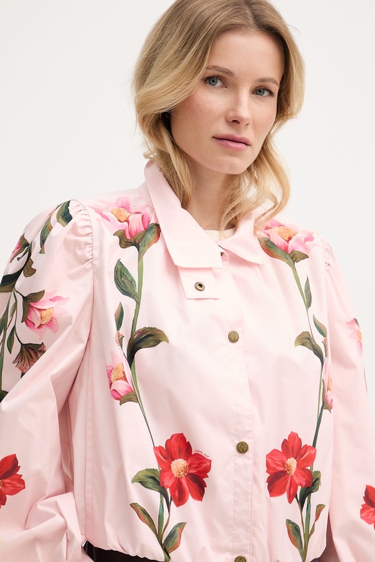 Barbour přechodová bunda dámská x Farm Rio růžová LSP0334