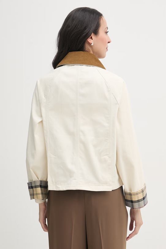 Odzież Barbour krótka kurtka damska bawełniana LCA0377 beżowy