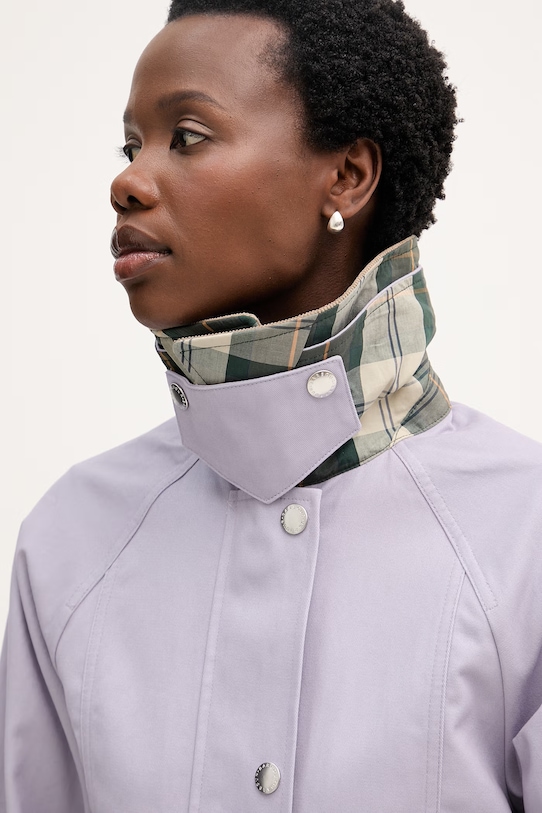 Barbour jachetă scurtă pentru femei, din bumbac LCA0377 violet