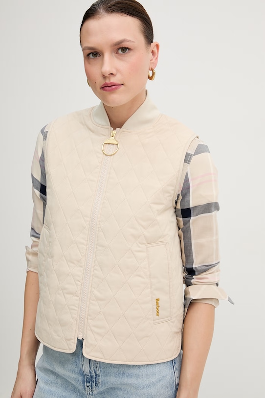 Barbour bezrękawnik Roeburn beżowy LGI0219