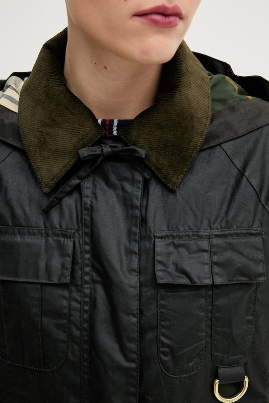 Barbour kurtka bawełniana Liza LWX1530 granatowy