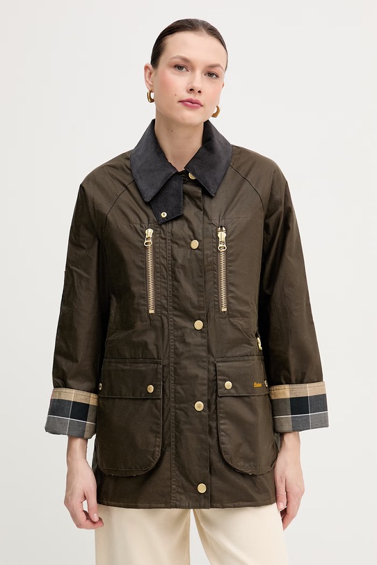 Barbour kurtka woskowana Argill nieocieplane zielony LWX1532
