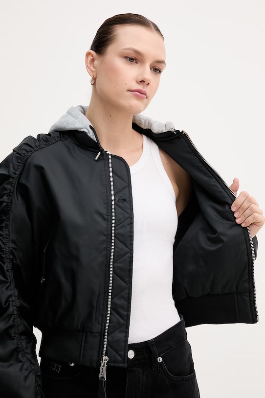 Alpha Industries kurtka Short Hooded Bomber Light W 266000