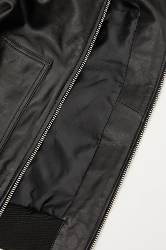 Rotate kurtka skórzana 116054100 czarny