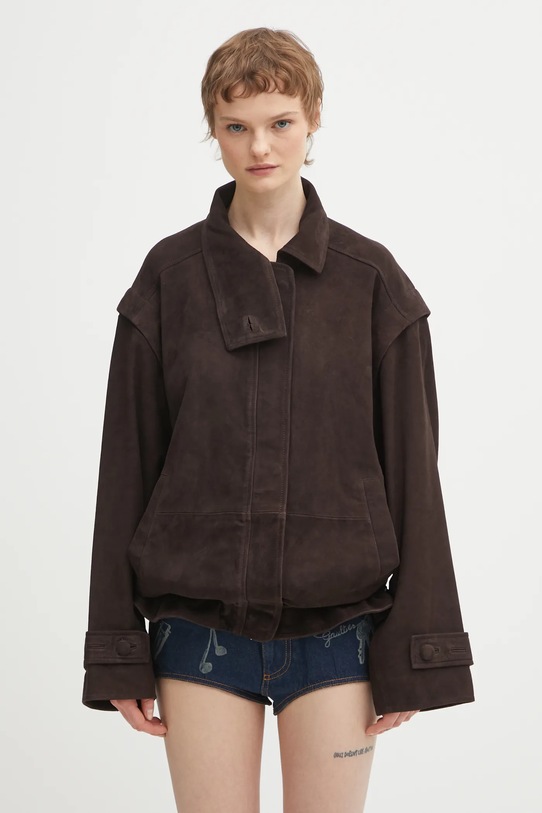 Μπουφάν Rotate καφέ 116052573