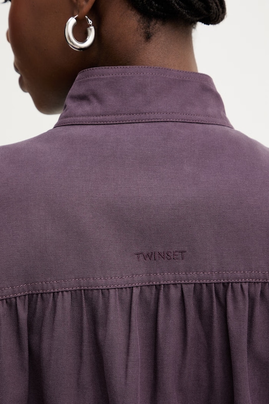 Twinset prechodná bunda dámska 261TE2073 fialová