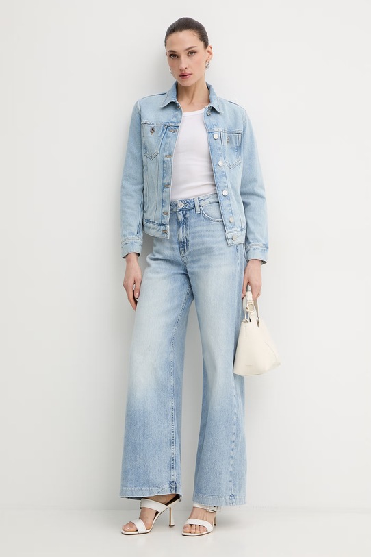 Trussardi kurtka jeansowa R4006000012N niebieski SS26