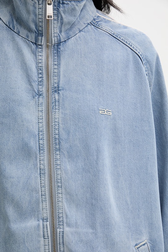 Gestuz kurtka jeansowa damska z lyocellu 10911024 niebieski