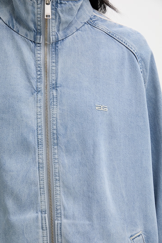 Gestuz kurtka jeansowa damska z lyocellu 10911024 niebieski