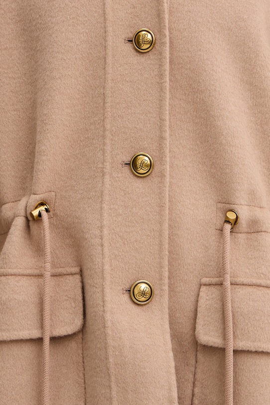 Luisa Spagnoli kurtka damska z wełną Vicinato 542917 beżowy