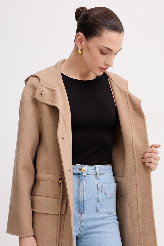 Luisa Spagnoli kurtka damska z wełną Vicinato 542917