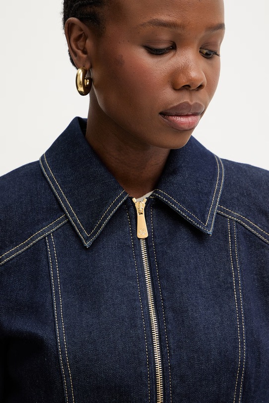 Luisa Spagnoli kurtka damska jeansowa Vigana granatowy 542808