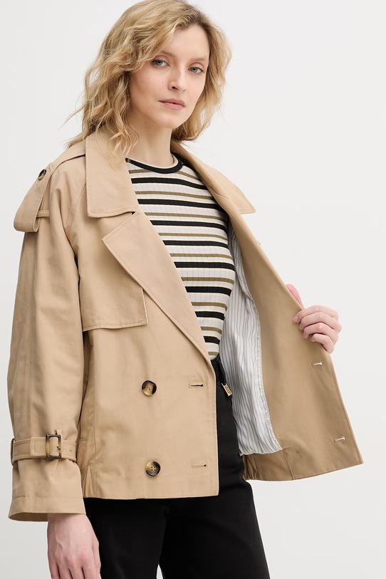 Sisley trench da donna con cotone 2RRMLN06Y