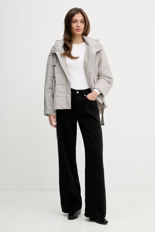 Sisley kurtka 2SB4LN06O szary SS26