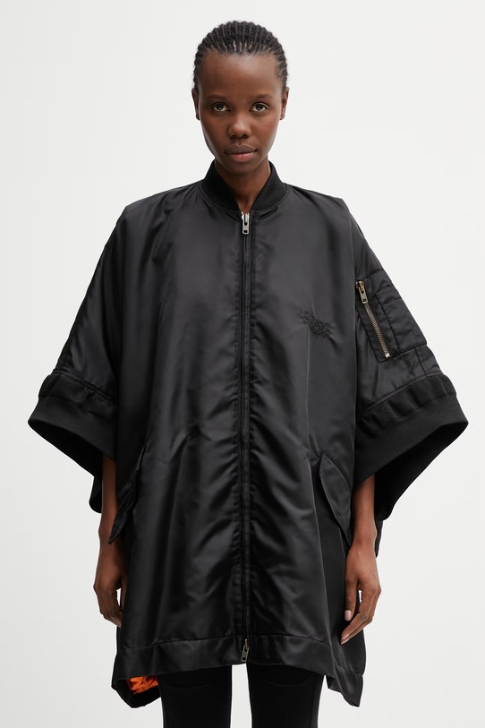 MM6 Maison Margiela oversize jakna za žene crna S52AM0345.S53984.900