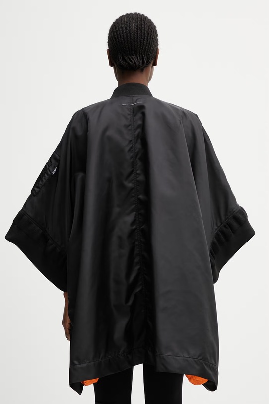 Odjeća MM6 Maison Margiela oversize jakna za žene S52AM0345.S53984.900 crna