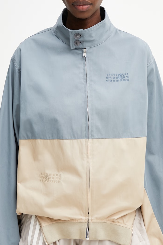 MM6 Maison Margiela kurtka damska niebieski S52AM0346.M35734.961