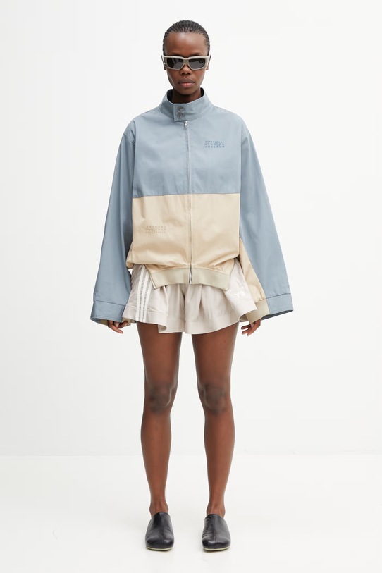 MM6 Maison Margiela kurtka damska S52AM0346.M35734.961 niebieski