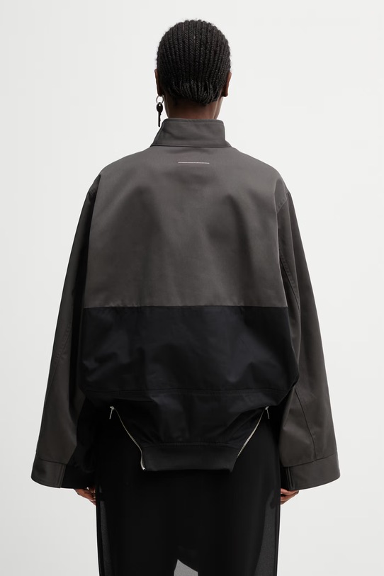 Odjeća MM6 Maison Margiela jakna za žene S52AM0346.MTN127.961 siva