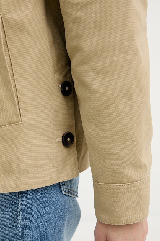 United Colors of Benetton kurtka przejściowa damska bawełniana 2PVADN09F beżowy