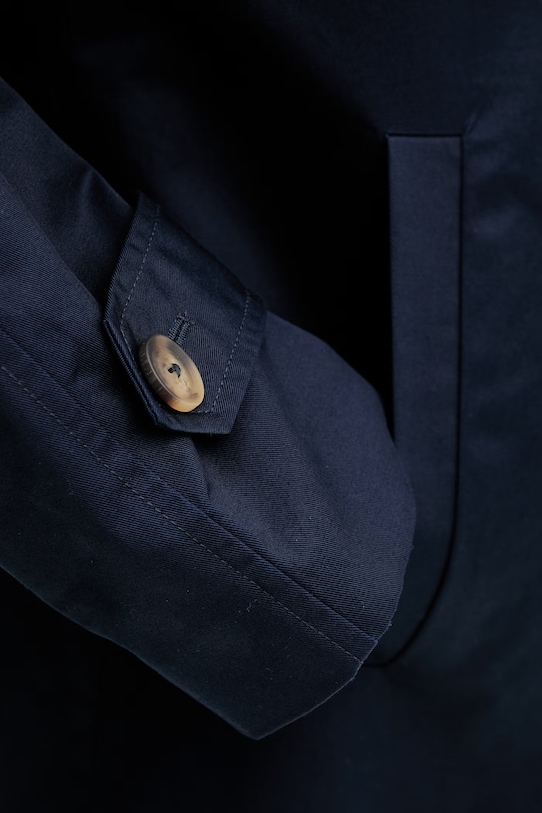 United Colors of Benetton płaszcz damski bawełniany 2QJYDN09K granatowy