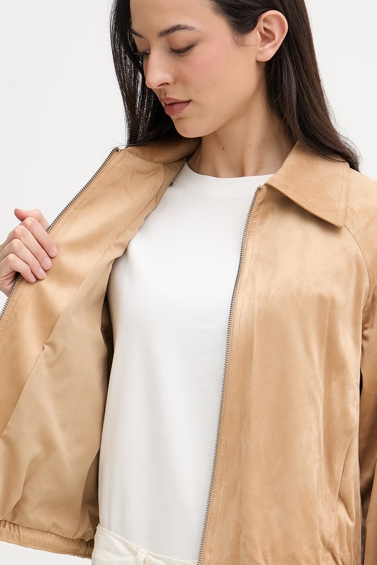 United Colors of Benetton kratka jakna ženska 2JBNDN09S bež