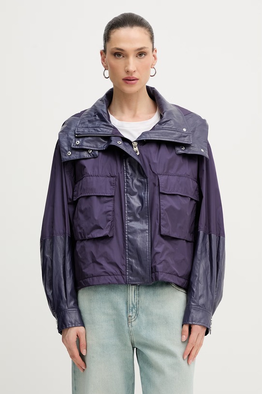 Pinko kurtka przejściowa damska fioletowy 106811.A3AU