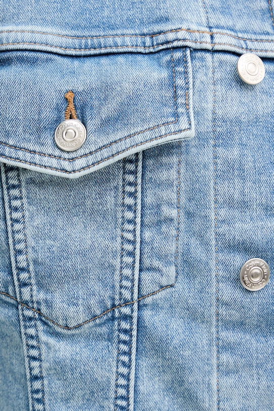 Calvin Klein Jeans jakna ženska denimasta modra LV047F672G