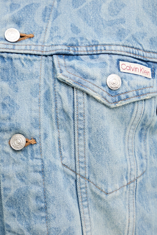 Calvin Klein Jeans bunda dámska LV047F677G modrá
